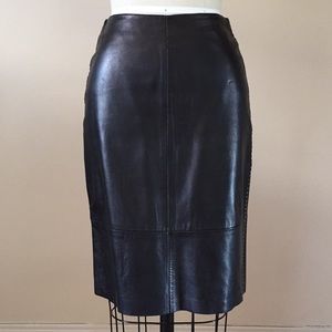 Banana Republic 100% Genuine Leather Skirt